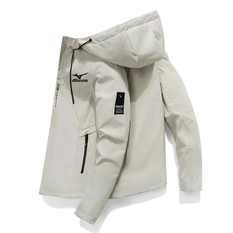 

Мужская куртка Mizuno для активного отдыха, кемпинга, альпинизма, новинка 2022, Мужская дышащая водонепроницаемая ветровка с капюшоном, приключения, лыжная одежда
