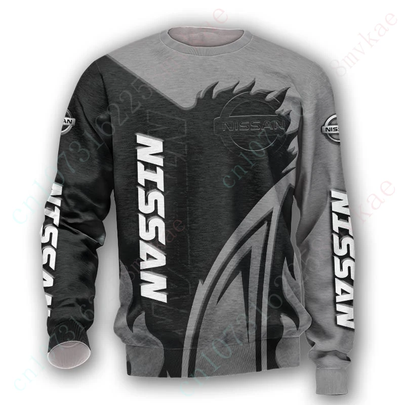 

Nissan T Shirt For Men Women Anime 3D Printing Sweatshirt Unisex Clothing Breathable O Neck Long Sleeve Top Casual T-shirts