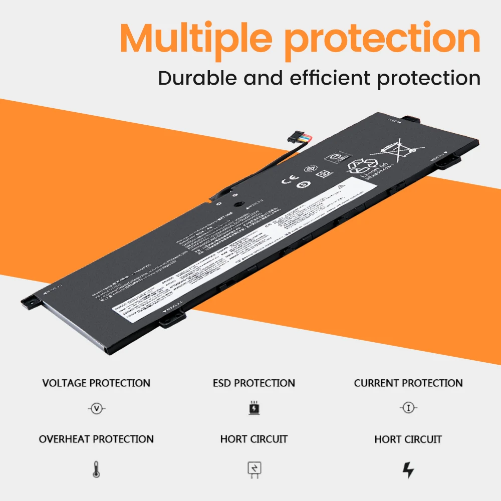 Аккумулятор L18C4PE0 L18L4PE0 L18M4PE0 для ноутбука Lenovo Yoga C740-14IML-81TC SB10W67235 SB10W67368 5B10U40209 5B10W67296