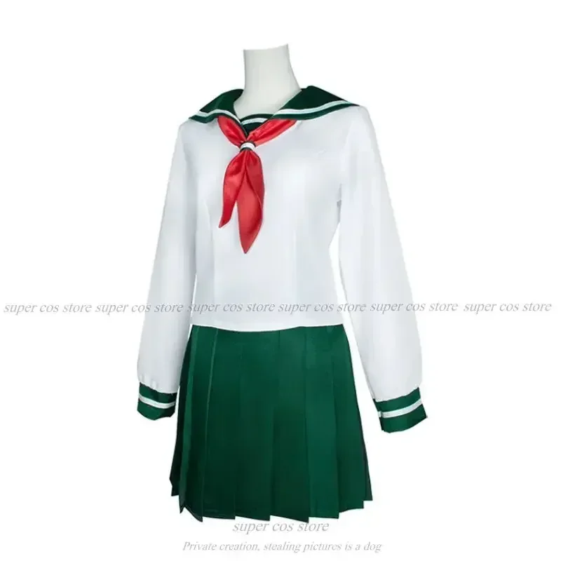 Фото Inuyasha Higurashi Kagome костюмы для косплея женский костюм моряка на Хэллоуин школьная форма моряка юбки аниме косплей на складе №4