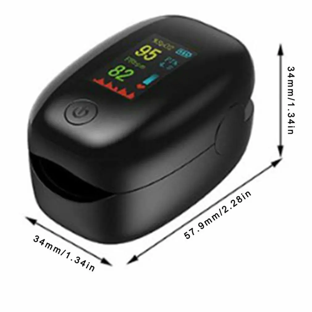 Пульсоксиметр с цветным OLED-экраном TFT прибор для измерения пульса и уровня