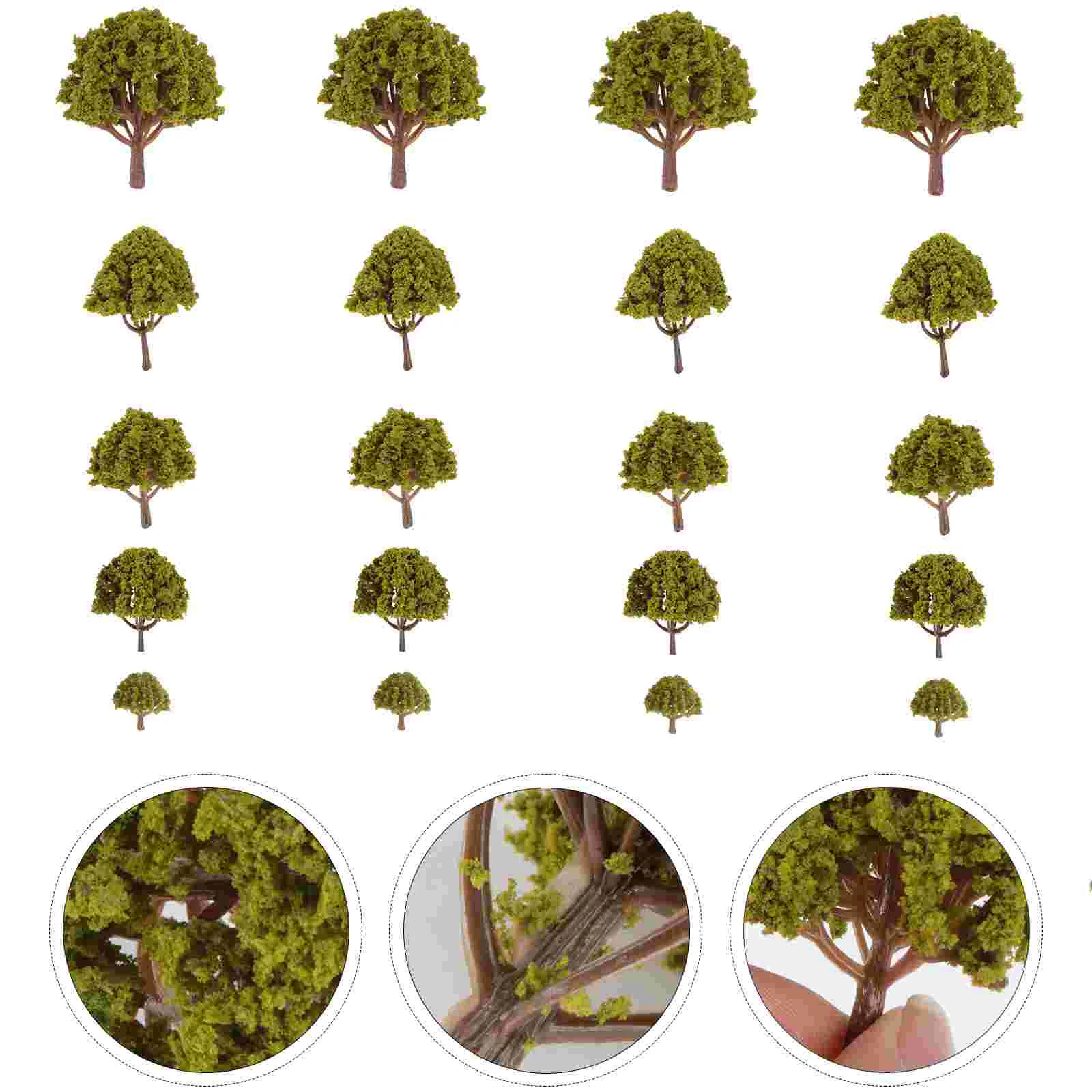 

Trees Model Scenerytree Train Landscape Diorama Miniature Crafts Mini Architecturewith Autumn Railroad Projects Figure Layout