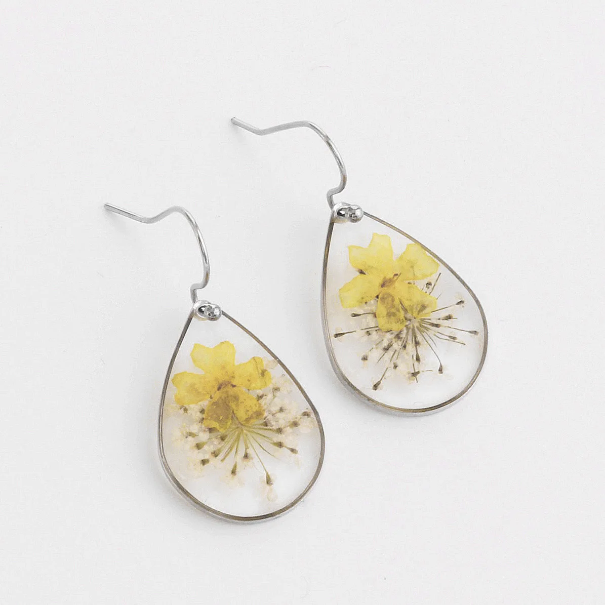 12 шт. смешанные капли воды Смола капельный гель сушеный цветок неувядающий