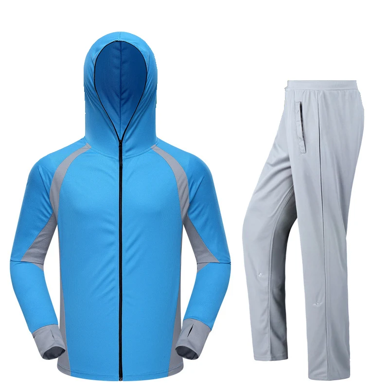 

Men's Summer Suit Fashion Moisture Wicking Sweat Sunscreen UV-proof Clothes Lovers Quick Dry Comfortable Breathable Sports Suit