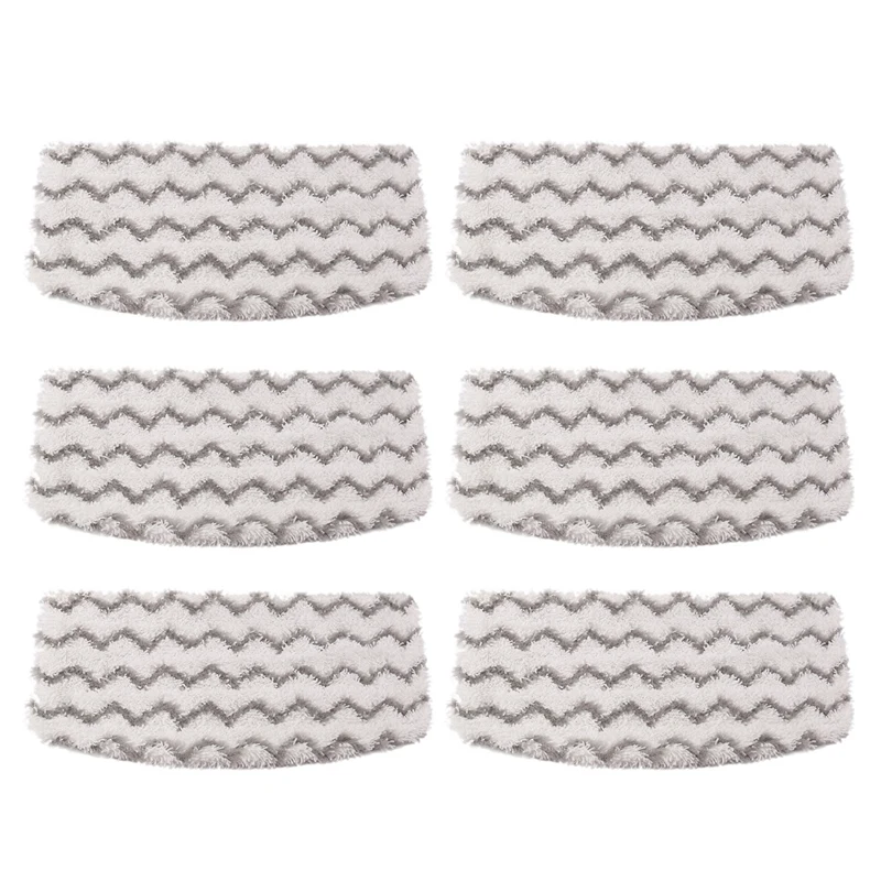 

6 Pcs Dirt Grip Microfiber Pads Replacement For Shark Steam Mop S1000 S1000A Vacuum Cleaners