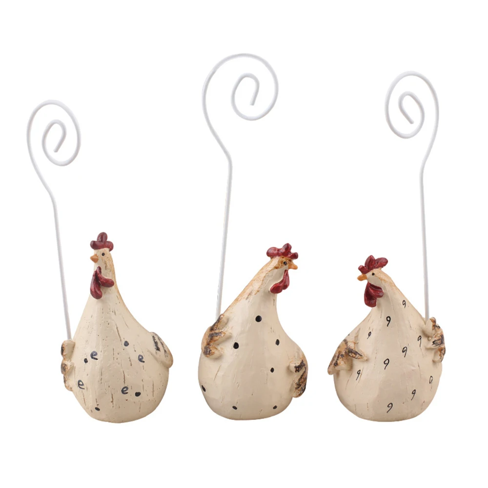 

Маленький петух, липкий креативный полимерный Свадебный декор, визитница, товары вечерние Ринок, держатель для цифр на стол