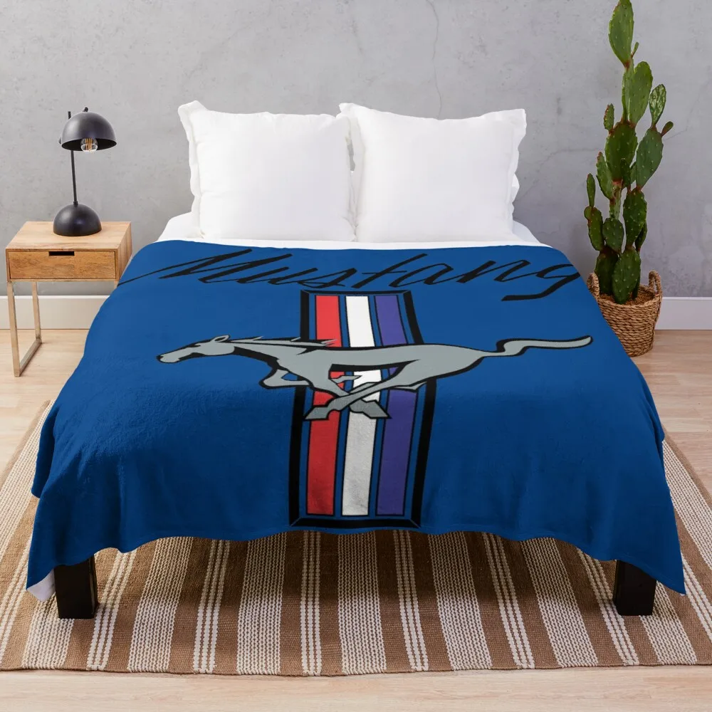 

Плед Ford Mustang, ворсистеное одеяло, одеяло для малышей, роскошное утолщенное Флисовое одеяло, вязаное одеяло