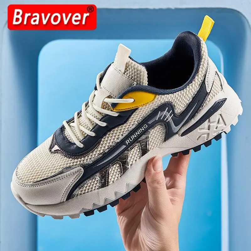 Men's Sneakers Lightweight Running Shoes Man Mesh Casual Shoes Outdoor Walking Sneakers Men Vulcanize Shoes Zapatillas Hombre