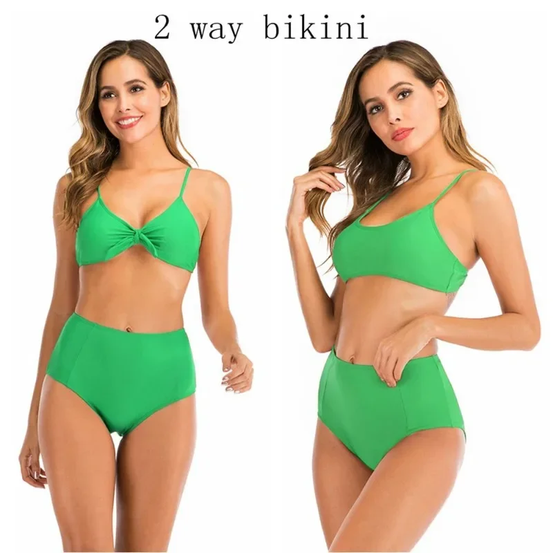 

Купальник в европейском и американском стиле, пикантный купальник бикини с высокой талией и разрезом