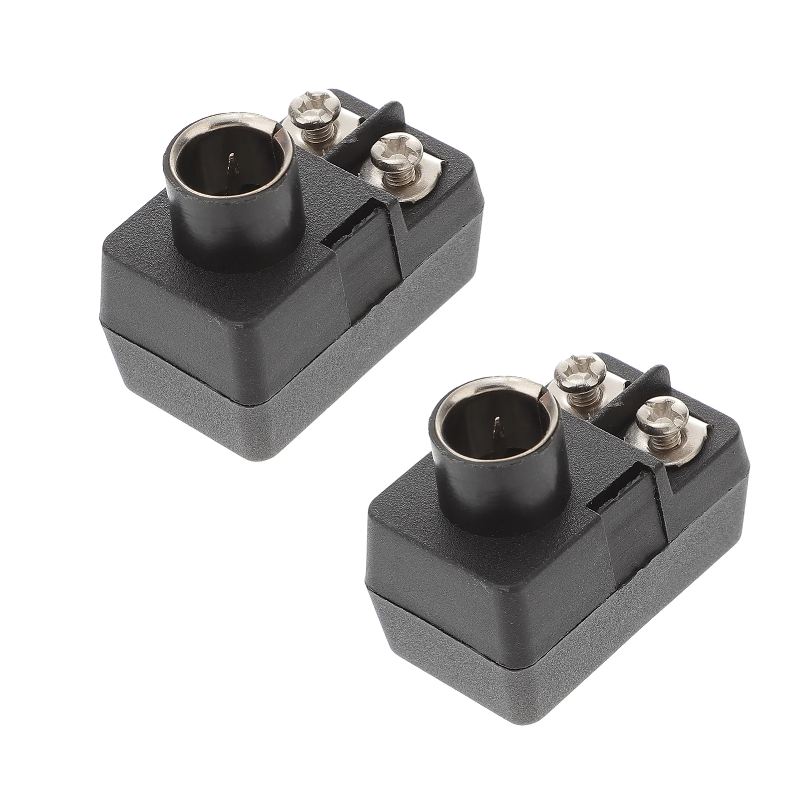 

2pcs TV Signal Adapter Prime Sturdy Premium Durable Adapter for TV Antenna