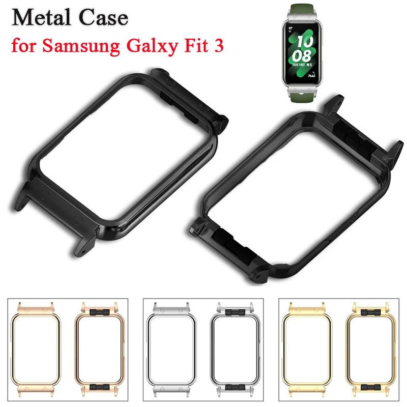 Металлический защитный чехол для Samsung Galaxy Fit 3 Обложка fit аксессуары смарт-часов