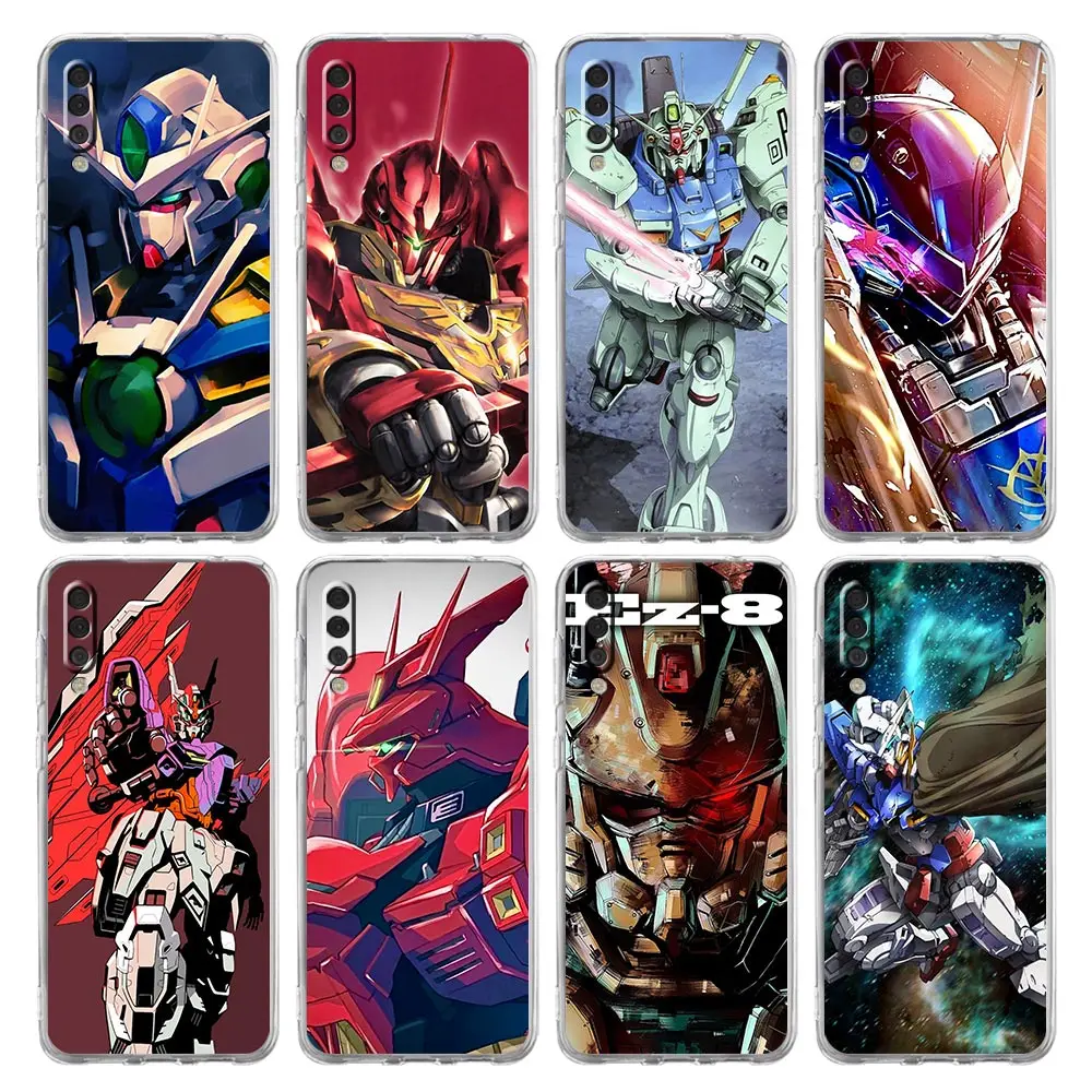 

Gundam Phone Case For Samsung Galaxy A50 A70 A20 A30 A40 A20E A10 A10S A20S A02S A12 A22 A32 A52S A72 5G Soft Clear Cover