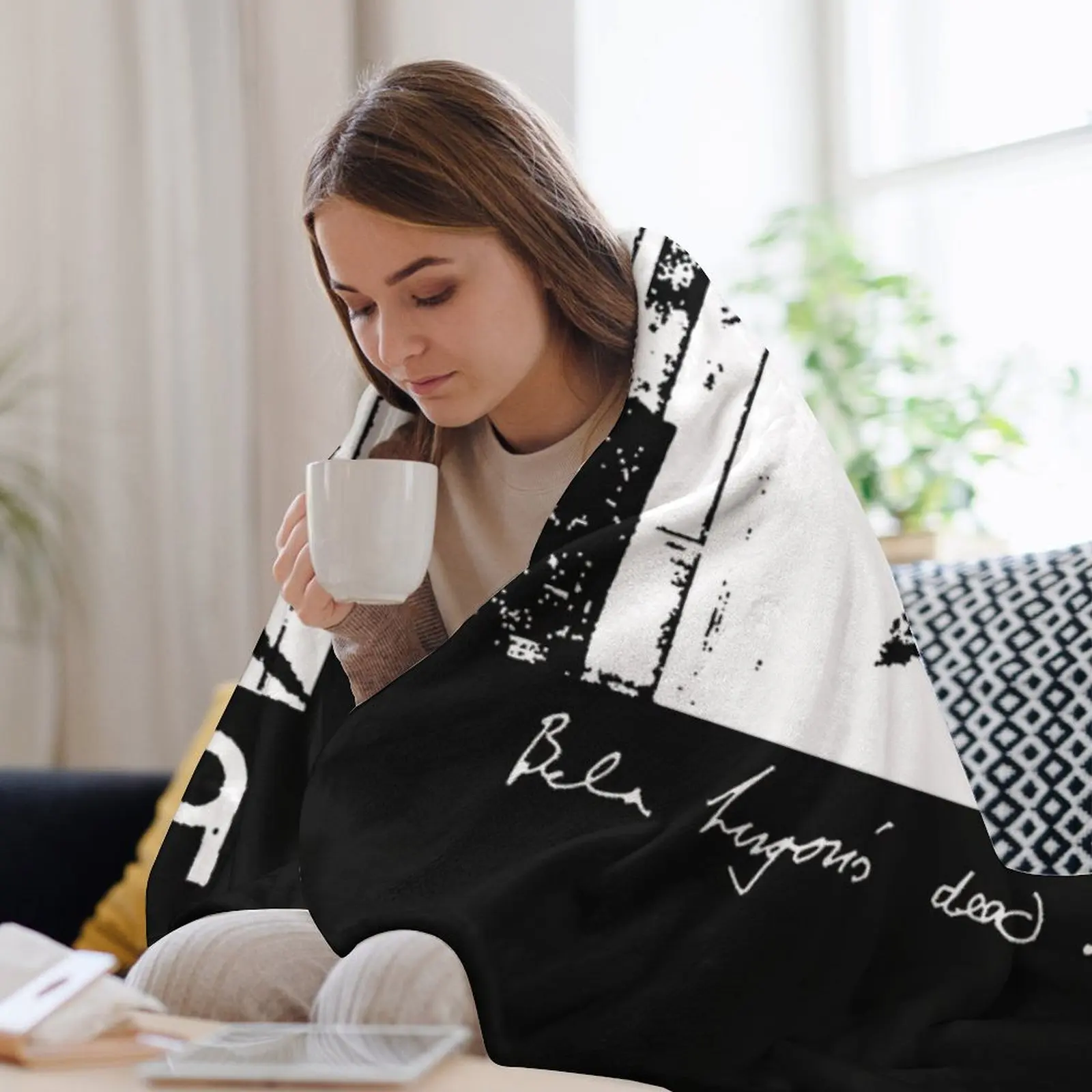 Одеяло BauhausBat Wings Bela Lugosis Dead идеи подарков на день Святого Валентина одеяла в стиле