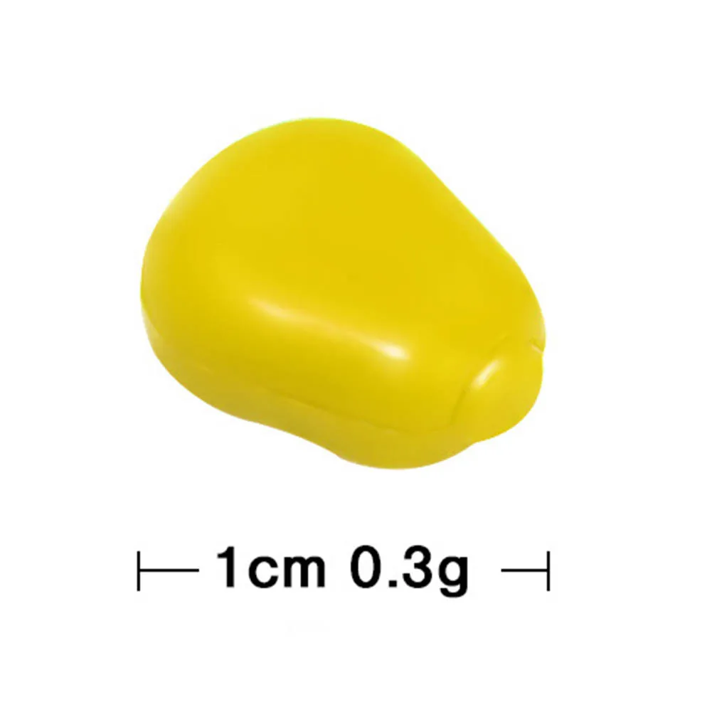 

Fishing Kits 200 Pcs Baits Soft Plastics Lures PVC Red+Yellow 11*8.5*11.5cm Baits Fishing Lures Durable High Quality