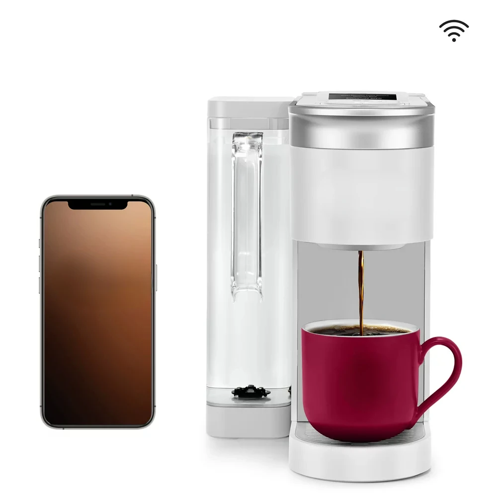 

Coffee Maker, MultiStream Technology, Brews 6-12oz Cup Sizes, White