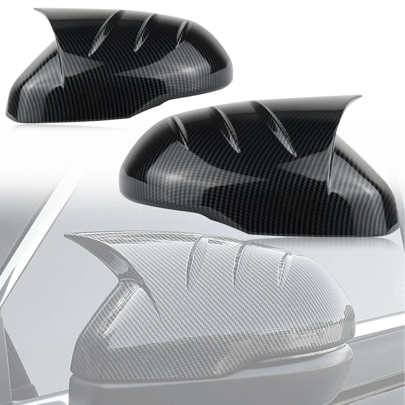 Крышка зеркала заднего вида в стиле углеродного волокна боковые зеркальные