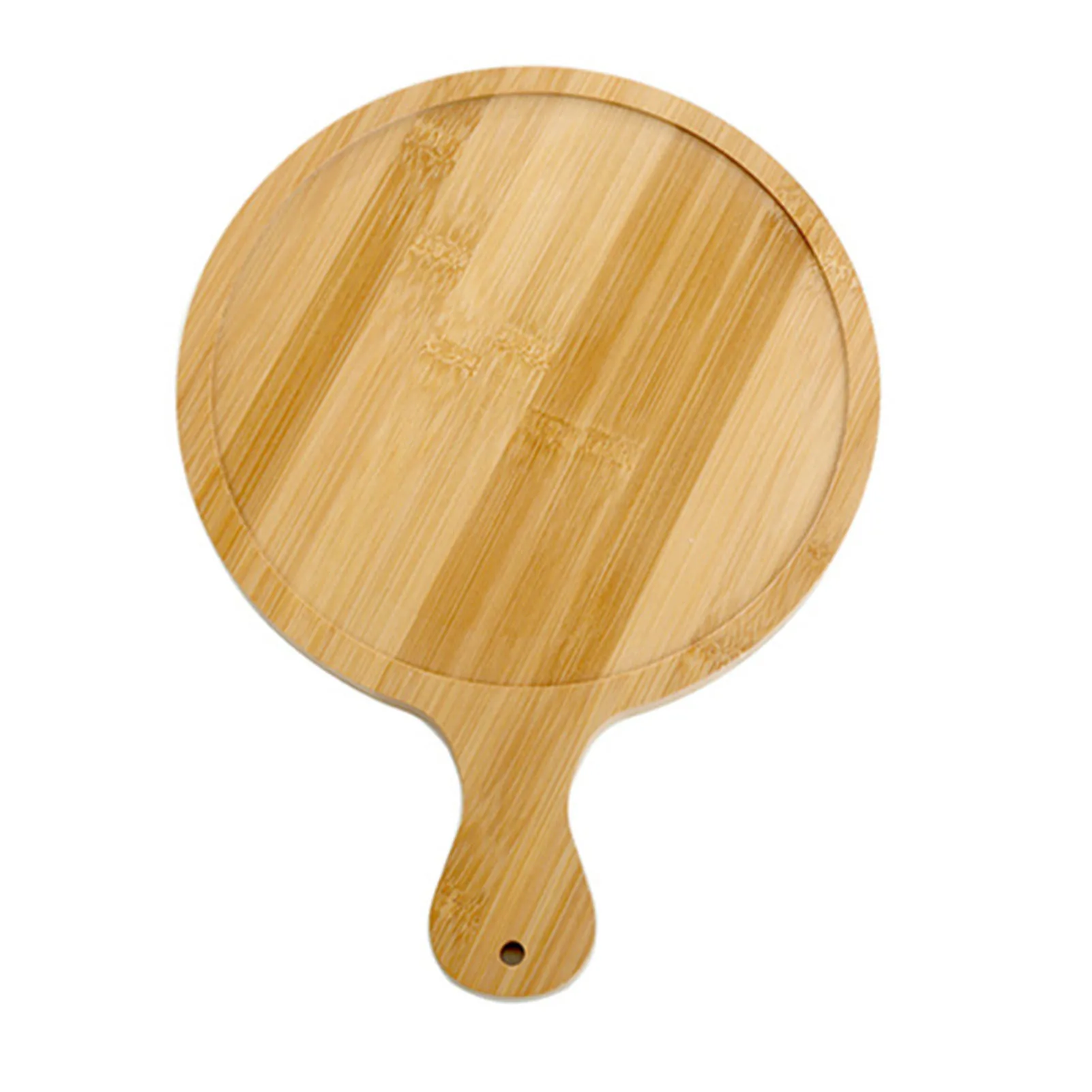 ZK20 бамбуковый деревянный поднос для пиццы прозрачная текстура удобная ручная