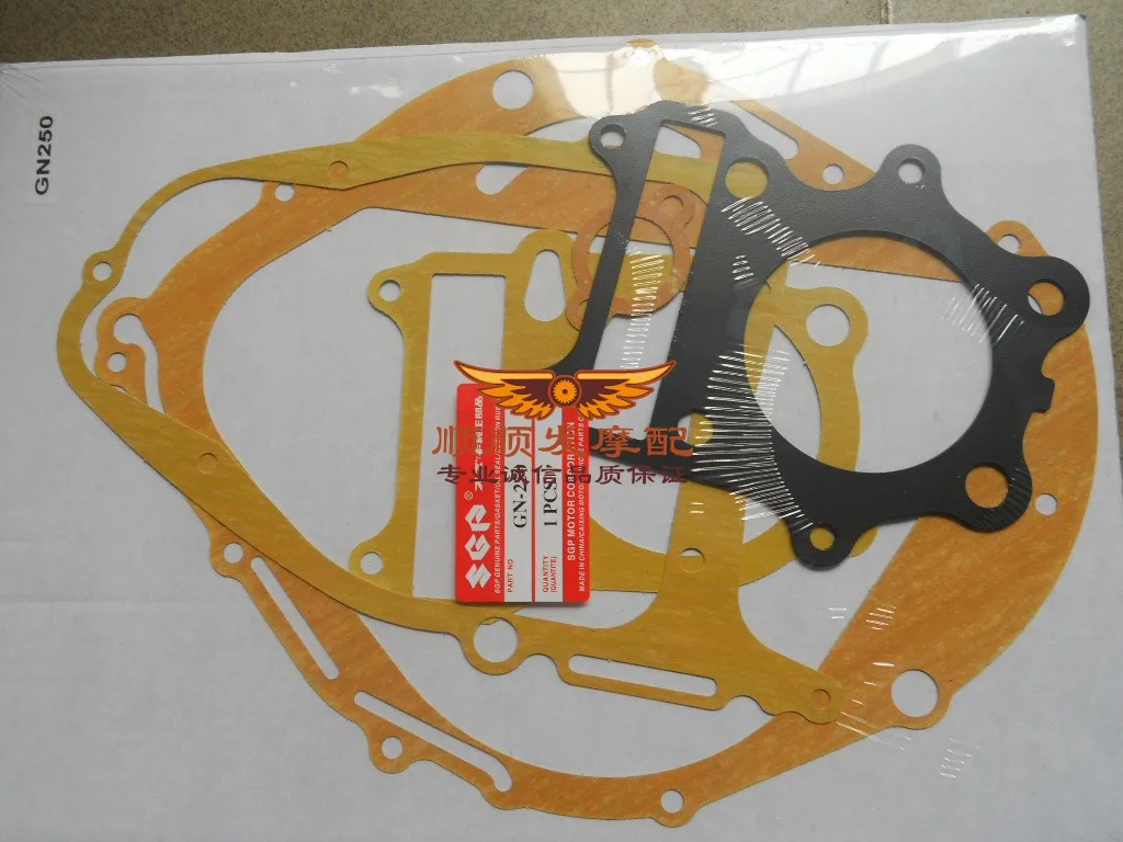 Полный комплект прокладок включает цилиндрический двигатель Gaket для SUZUKI GN250 TU250