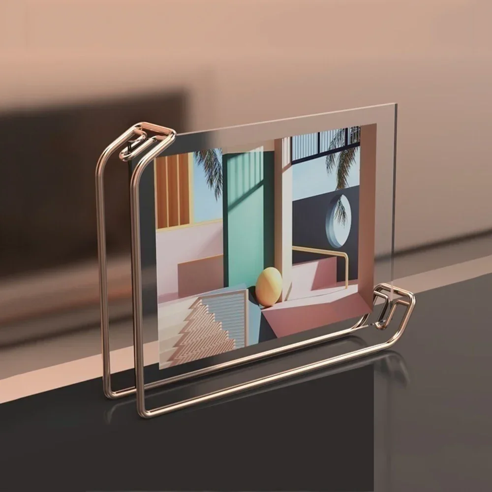 Акриловая фоторамка 6 8 дюймов двухсторонняя прозрачная рамка меню A4 прайс-лист