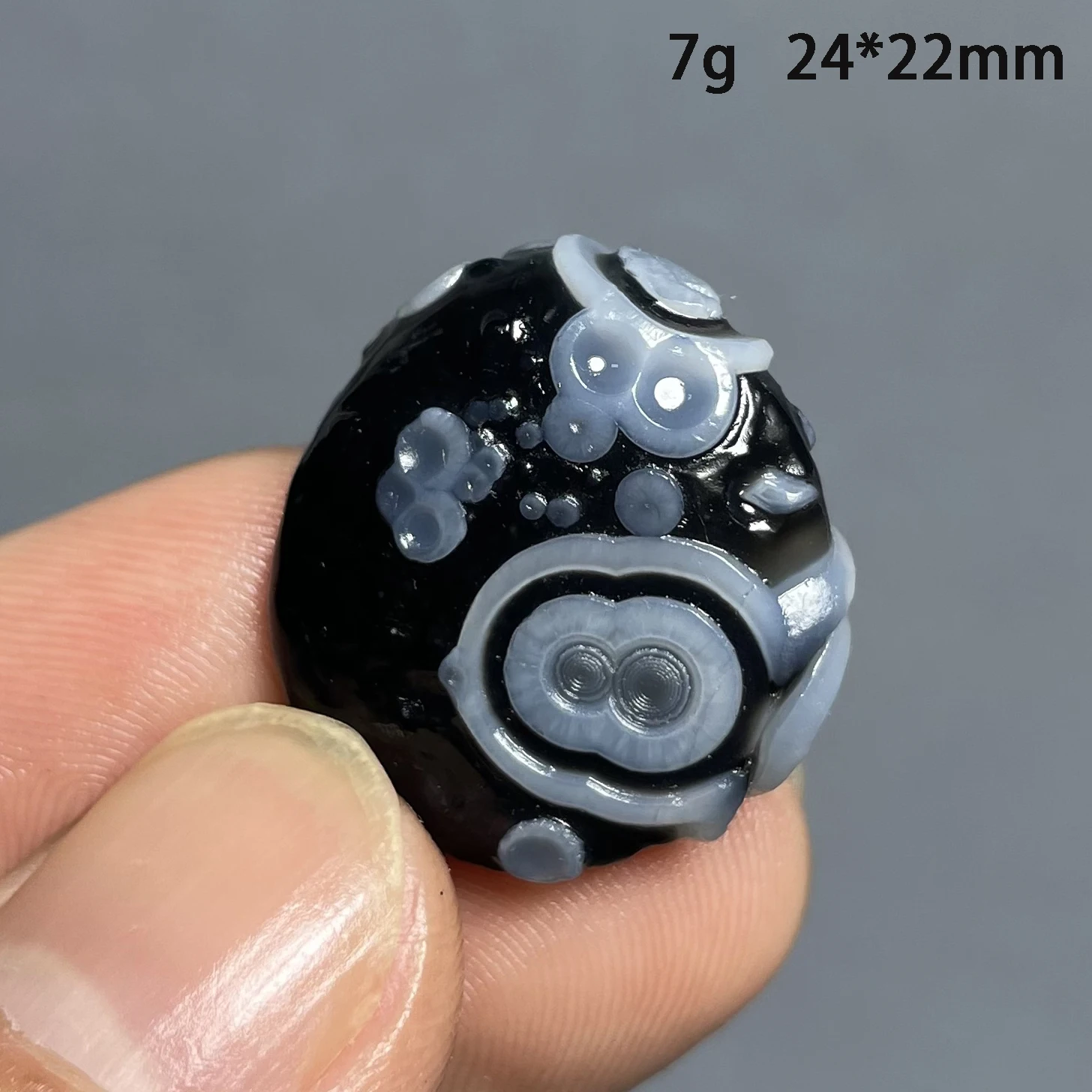 Хрустальный камень сардоникс Гоби Агат