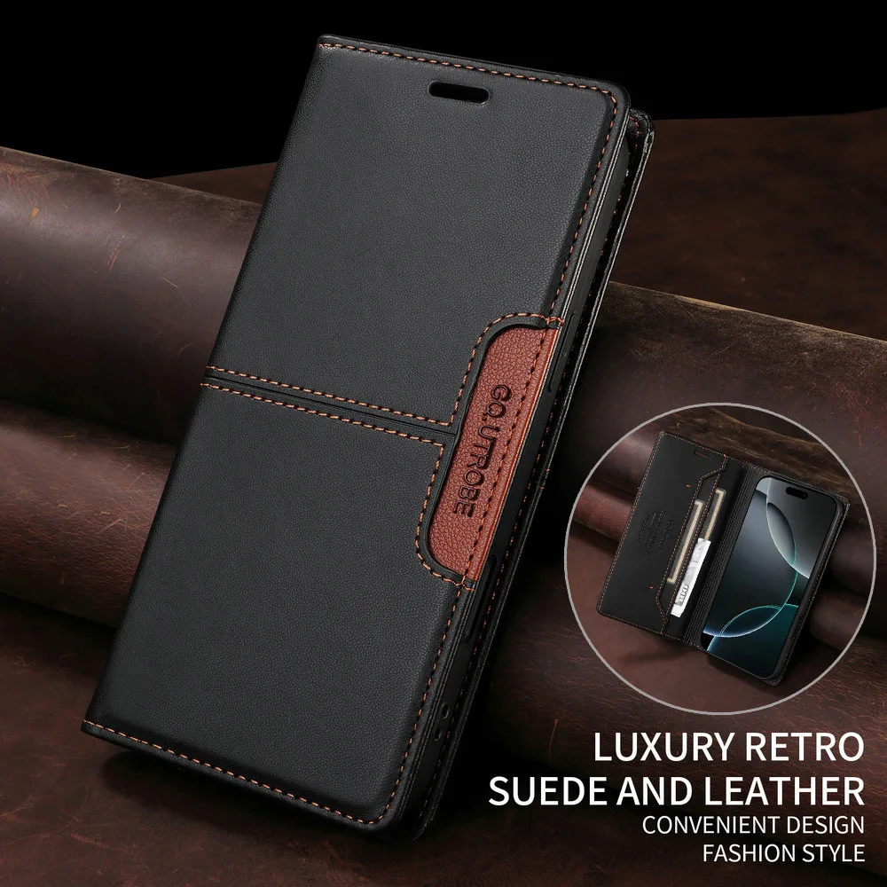 Фото Для Xiaomi 14T Pro 13T 12T 11T 11 Lite NE 5G Премиум флип-чехол RFID 360 Protect Book Funda Mi 11Lite 11 T 14 T14 T13 Чехол для телефона №1