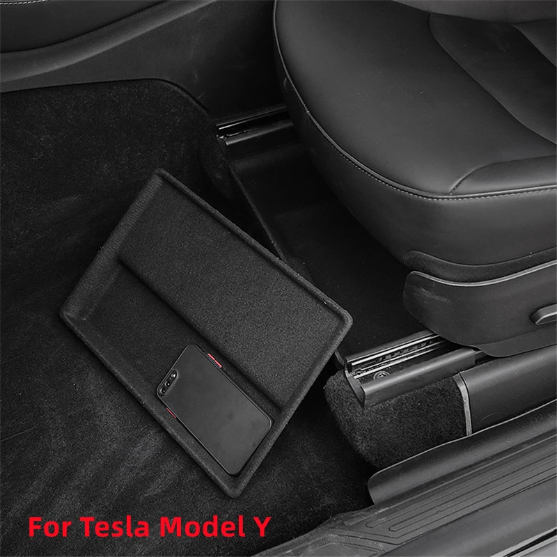

Car Under Seat Storage Box Organizers For Tesla Model Y Front Rear Under Seats Box Auto Interior Organizers Car Accessories