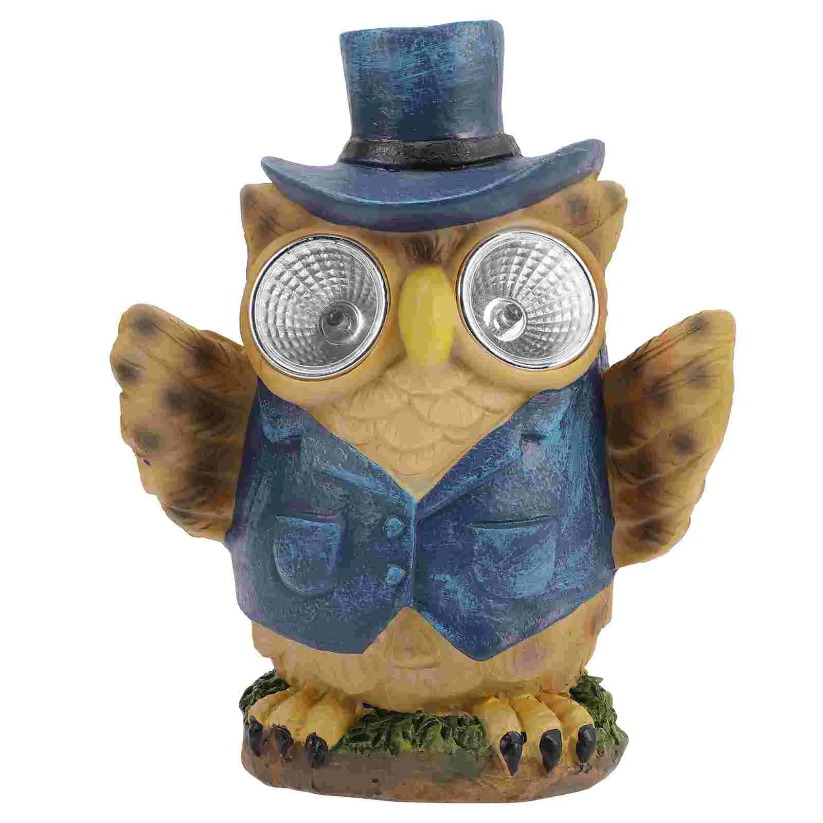 

Solar Owl Garden Lights Outdoor Spot Light Lamp Waterproof Lawn Owls Landscape Statue Animal Figurine Powered Decoration Patio