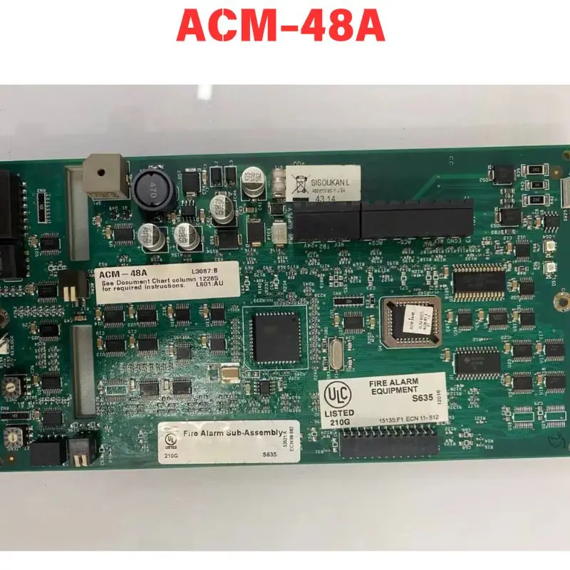 Используется для проверки работоспособности платы управления шиной ACM-48A S635