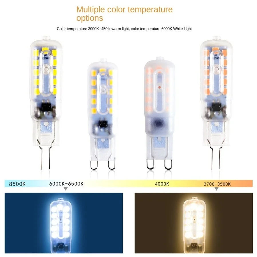 Bombillas G9 Mini Corn Bulb 220V Smart люстра IC G4 LED для внутреннего освещения светильник