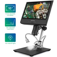 andonstar digital microscope ad209 10 inch adjustable lcd display for soldering digital microscope 1080p scope soldering tool