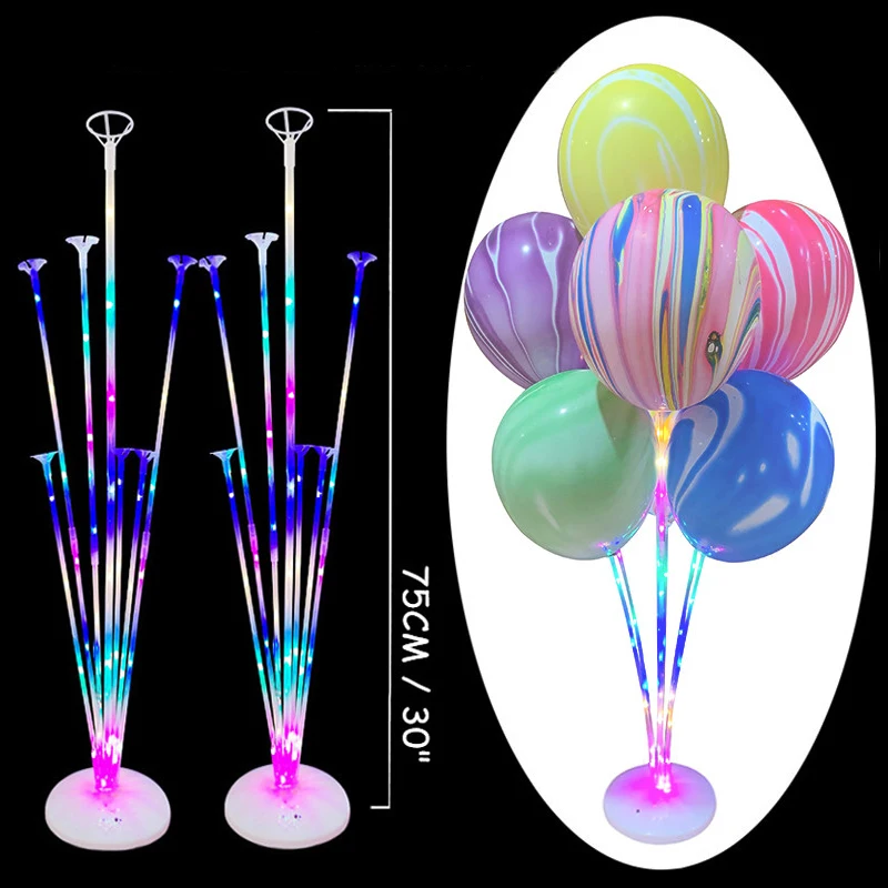 

1/2set Balloon Column Stand Holder Ballons Accessories Baby Shower Kids Adult Birthday Party Supply Christmas Decoration Wedding