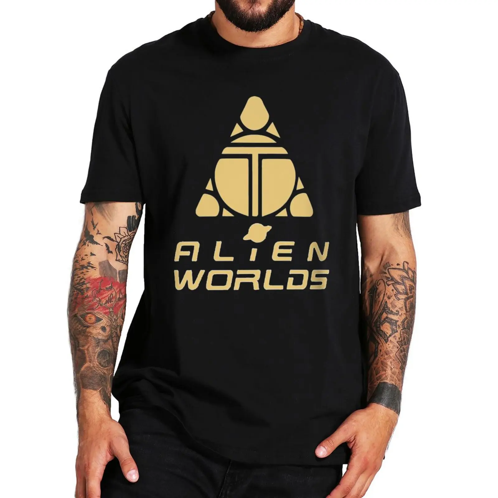 

Alien Worlds Crypto T Shirt Cryptocurrency TLM Token Coin Lovers Tops Premium 100% Cotton Soft Casual Summer T-shirts EU Size
