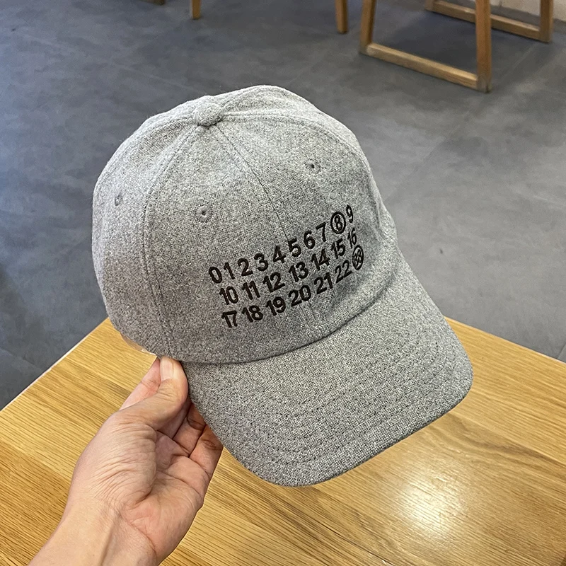 Осенне-зимняя уличная модная шерстяная бейсболка Женская брендовая теплая Кепка