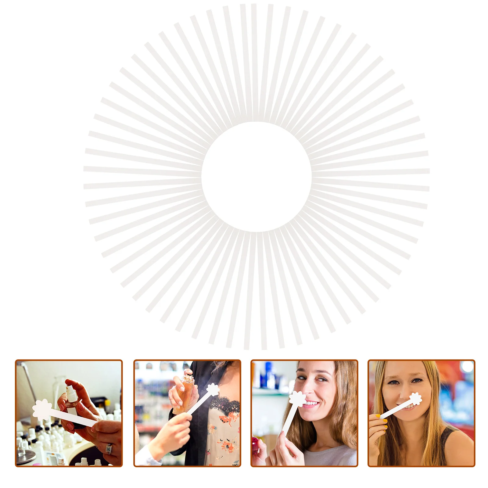 

Perfume Tester Paper Strip Fragrance Essential Scent Oils Oil Aromatherapy Testing Sample Blotter Smelling Cologne Papers