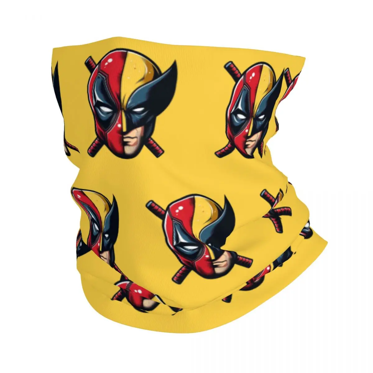 Бандана на заказ Дэдпул и Вовvierine утеплитель для шеи мужской женский зимний
