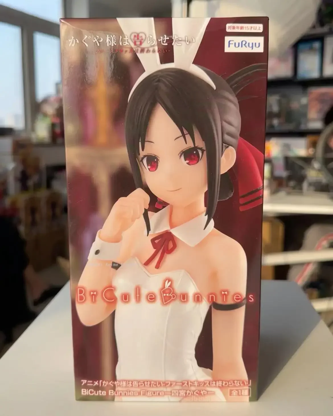 Фото В наличии FuRyu BiCute Bunnies Kaguya-sama: Love Is War Hayasaka Ai Fujiwara Chika Shinomiya Kaguya White Bunny Girl Gift Figure №3