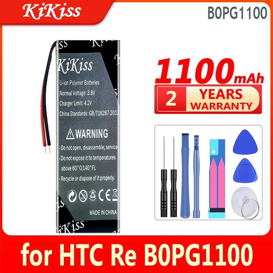

Аккумулятор KiKiss 1100 мАч для цифровой камеры HTC Re B0PG1100, аккумулятор большой емкости