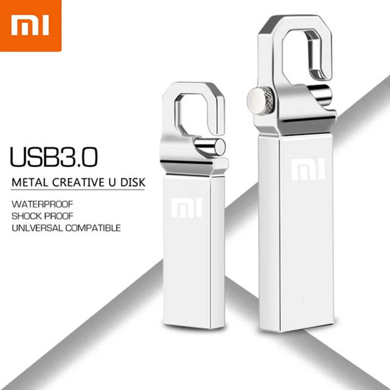 

Оригинальный флэш-накопитель Xiaomi U Disk Flash Drive 3,0 высокая скорость 2 ТБ 1 ТБ USB портативный металлический SSD жесткий диск внешняя флэш-память для ...