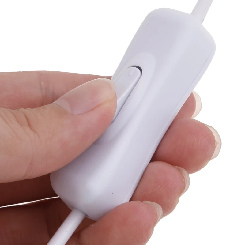 Белый кабель USB-Type-C с переключателем высокоскоростной передачи данных и зарядным