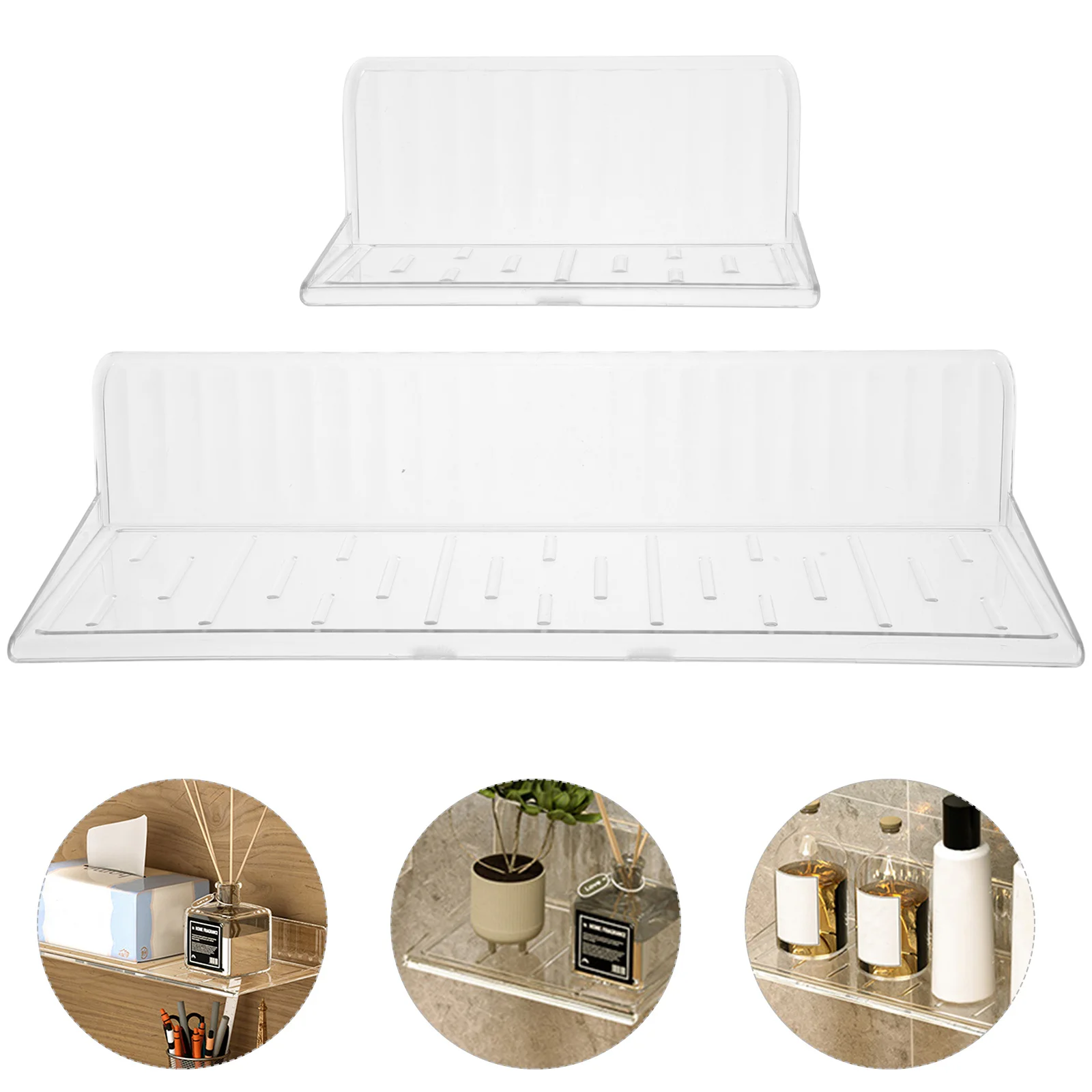 

1 Set Display Kitchen Modern Floating Shelves Bathroom Wall Shelves