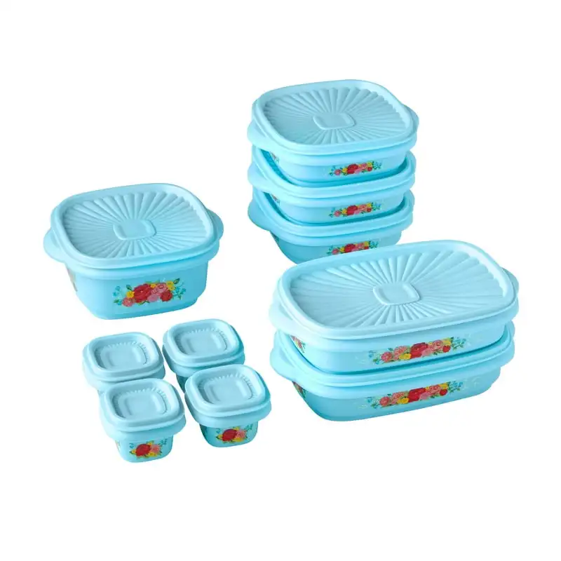 

Piece Plastic Food Storage Container Variety Set, Sweet Rose Plastic food containers Sushi container Containers for food Food co