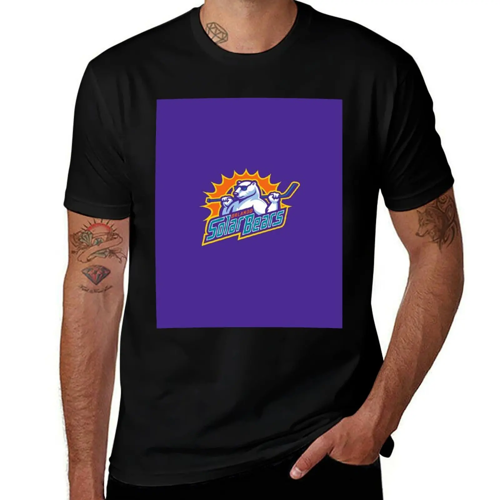 Футболка Orlando Solar Bears мужская футболка мужские футболки на заказ одежда в стиле