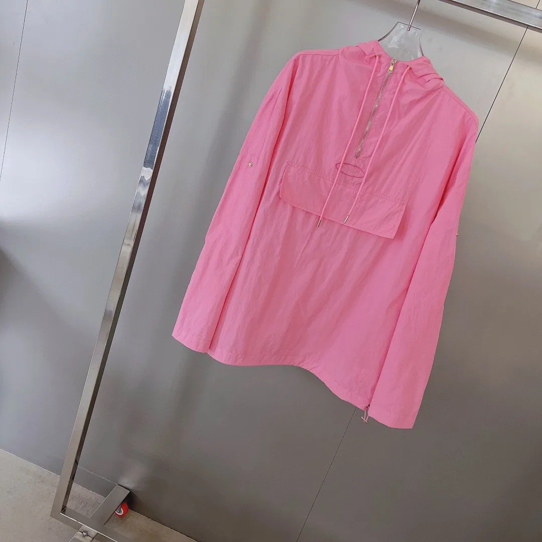 

Female Clothing Woman Clothes Women's Top Jacket Spring 2022 Women's Coat Windbreaker Overcoat Female Parkas Pink Hooded Top