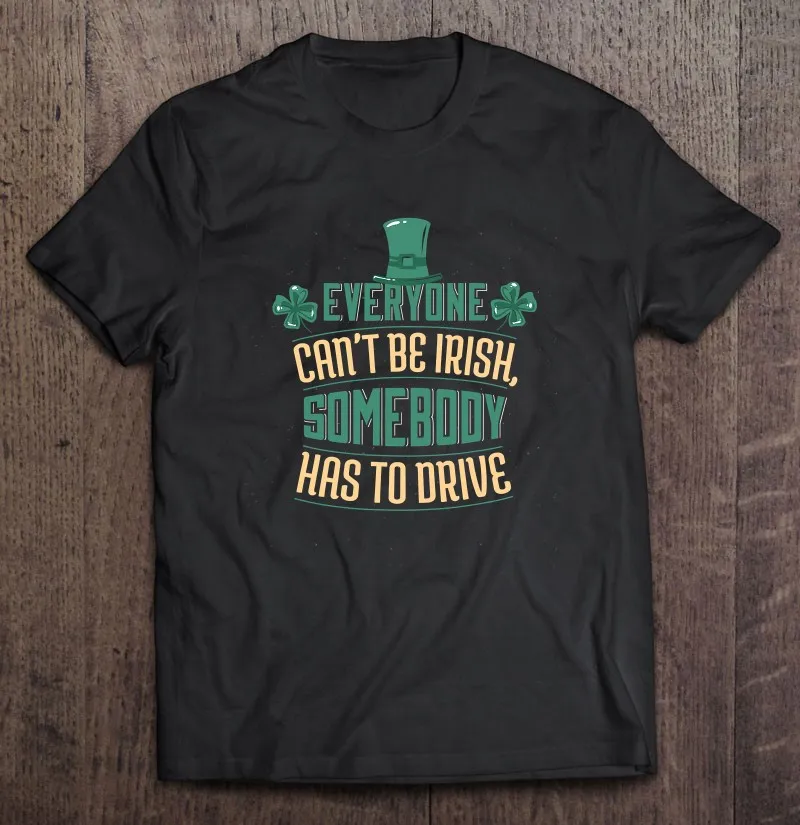 

Безразмерная футболка ко Дню Св. Патрика с надписью «кто-то не ирландский», футболка, одежда, футболки для мужчин, манга