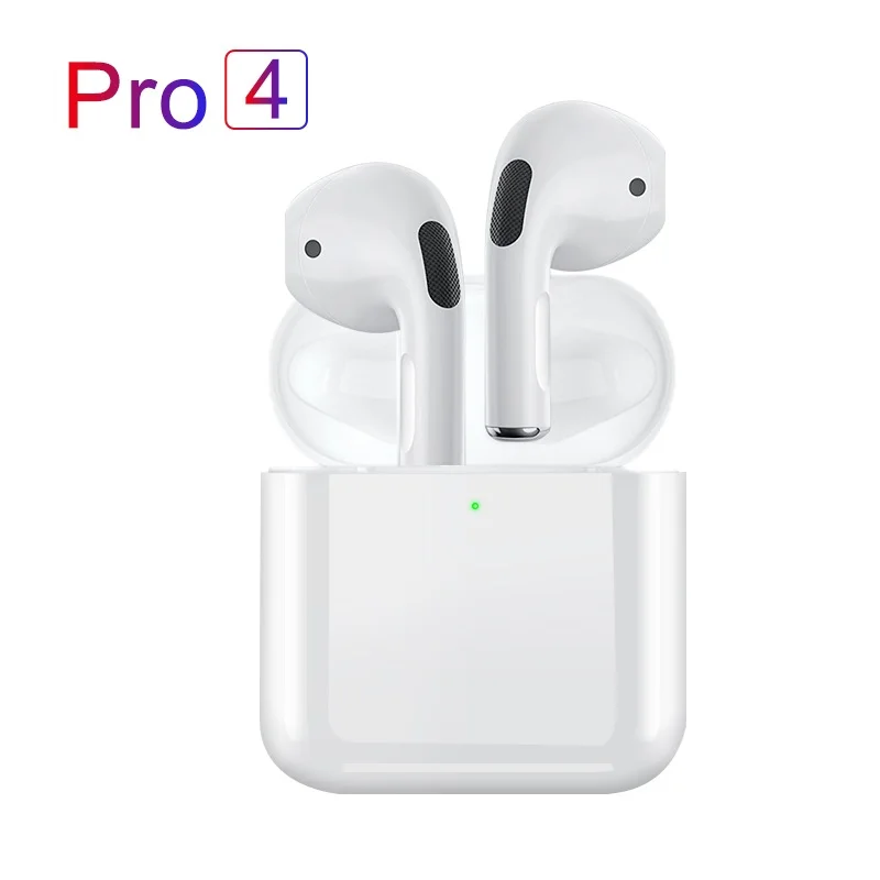 

Pro 4 TWS Wireless Headphones Earphone Bluetooth-compatible 5.0 Waterproof Headset with Mic for Xiaomi iPhone Pro4 Earbuds