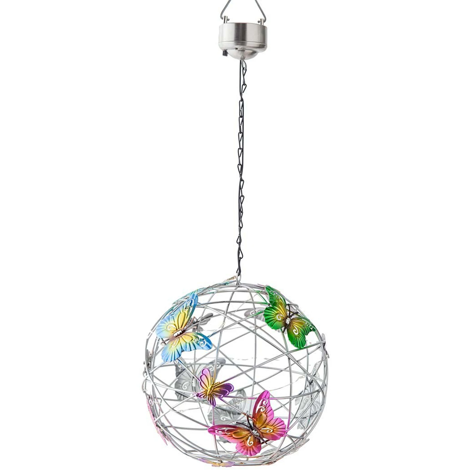 

Подвесной сетчатый Orb с солнечной подсветкой для балкона, внутреннего дворика светодиодный светодиодное освещение для ландшафта, гостиной ...