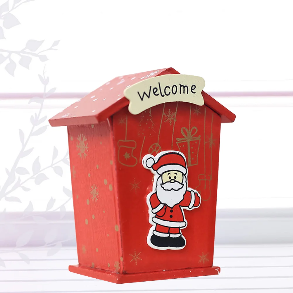 

1 pc Christmas Themed Box Creative House Cartoon Piggy Bank for Children Kids