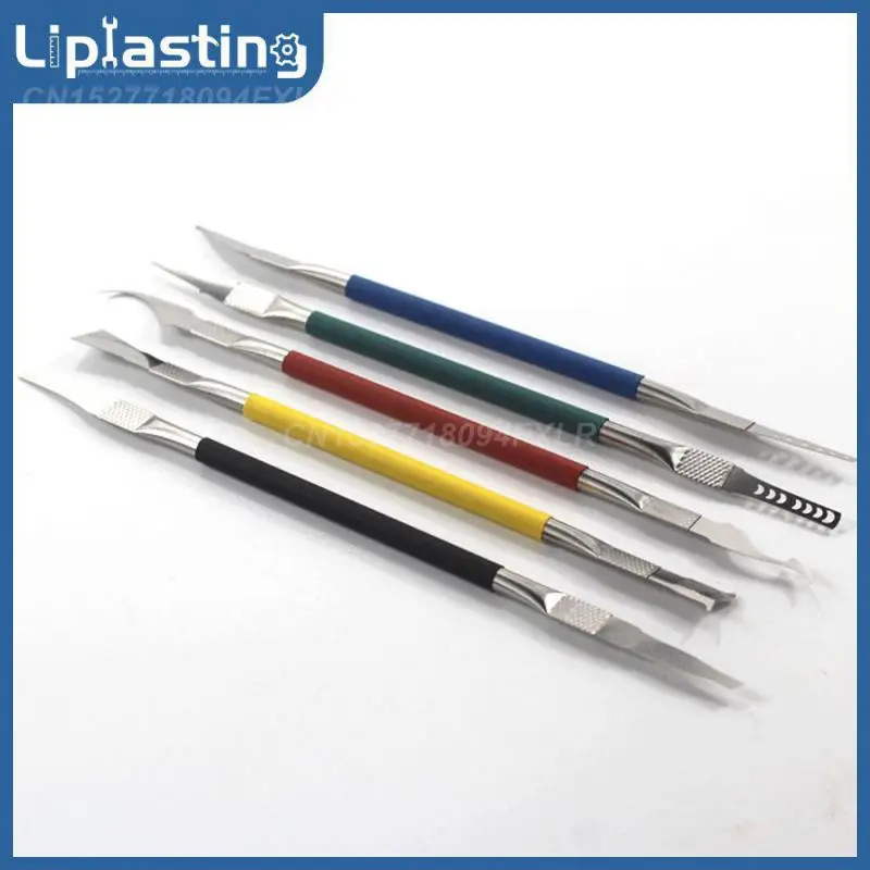 

5PCS CPU Pry Bar Removal Rubber Knife Set PCB Motherboard Repair Knife Chip Motherboard Parts Installation Removal Tools