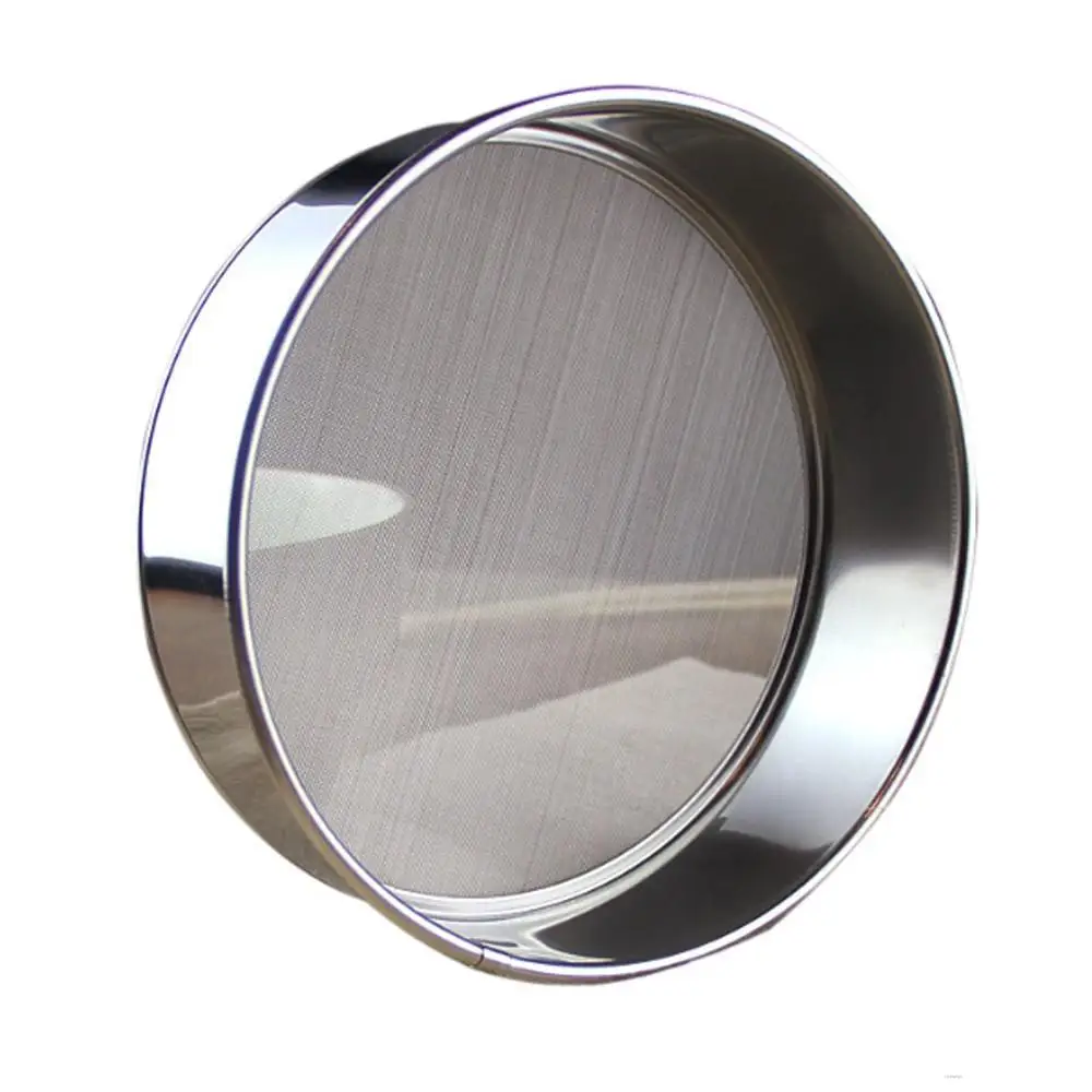 

Kitchen Fine Mesh Flour Sifter Professional Round Stainless Steel Flour Sieve Strainer Sifters Best for Kitchen Baking Tea