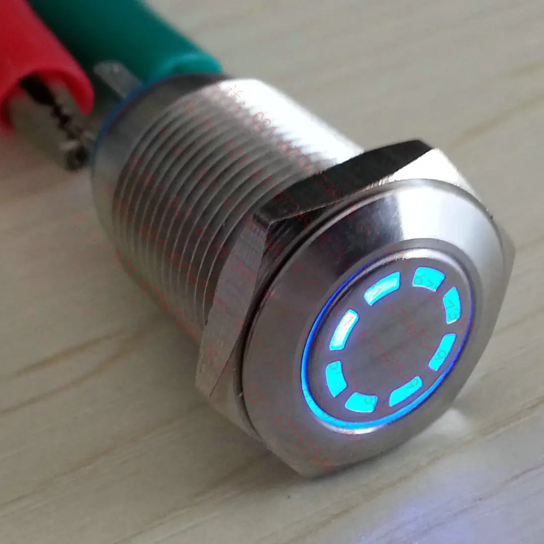 16 мм из нержавеющей стали с индисветильник автомобильный переключатель питание